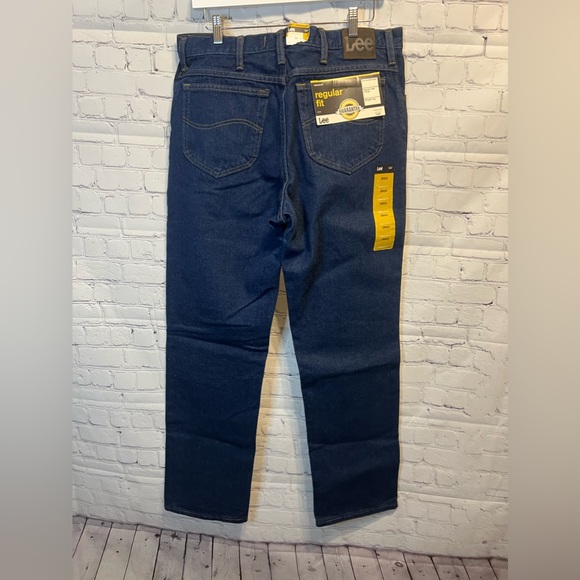 Lee Regular Fit Straight Leg Jeans 36x32 - Picture 4 of 6